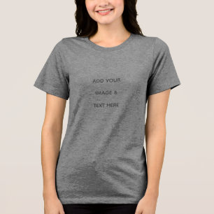 T-shirt En Tri-matière Créez votre propre blanc
