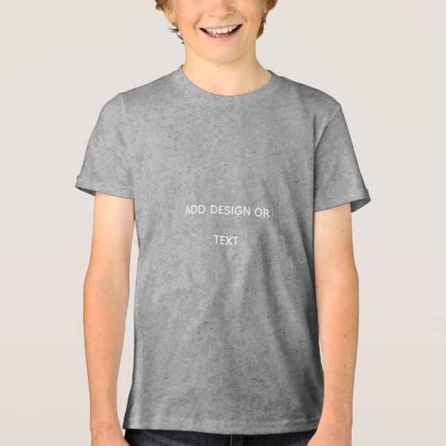 T-shirt En Tri-matière Créez Votre Propre simple (Recto)