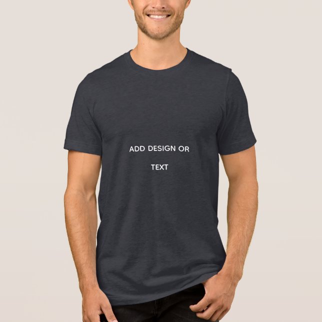 T-shirt En Tri-matière Créez Votre Propre simple (Recto)