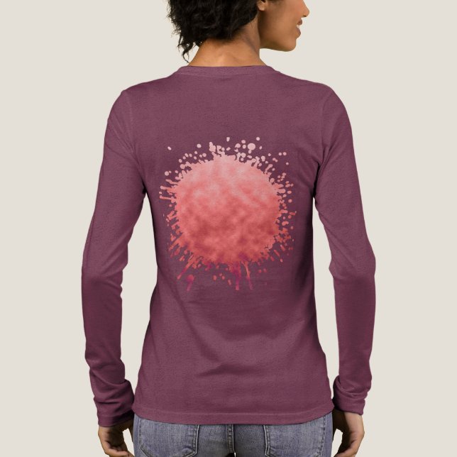 T-shirt En Tri-matière Crépuscule Velours (Verso)