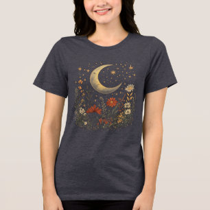 T-shirt En Tri-matière Crescent Moon & Fleur sauvage Starry Night