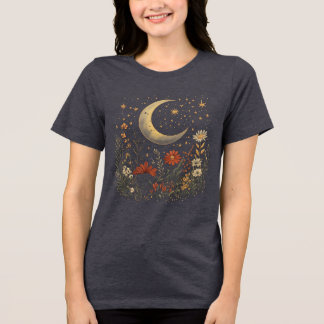 T-shirt En Tri-matière Crescent Moon & Fleur sauvage Starry Night
