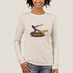 T-shirt En Tri-matière Cricket Pure Passion Gold Motion Femme Tri-Mélange
