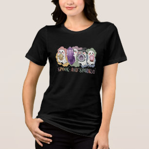 T-shirt En Tri-matière Cristaux Fantômes mignons Halloween Magique