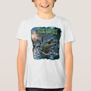 T-shirt En Tri-matière Croctopus Photographie Combo Créature Drôle