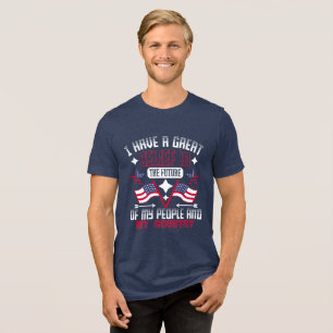 T-shirt En Tri-matière Croire en l'avenir de mon peuple et de mon pays