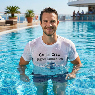 T-shirt En Tri-matière Croisière en piscine mignonne 'Le plus susceptible