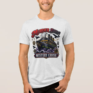 T-shirt En Tri-matière Croisière Mystère du Navire de Meurtre Design Vint