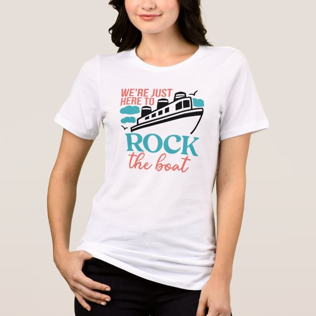 T-shirt En Tri-matière Croisière Rock The boat (Recto)