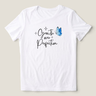 T-shirt En Tri-matière Croissance Plutôt que Perfection Inspirante