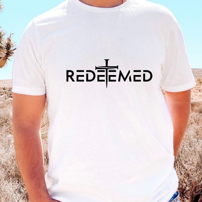 T-shirt En Tri-matière Croix chrétienne rachetée (Créateur téléchargé)
