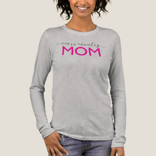 T-shirt En Tri-matière Cross Country Mom Racerback Tank, Mère Cadeau