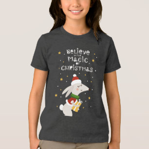 T-shirt En Tri-matière Croyez En La Magie Du Chou De Noël