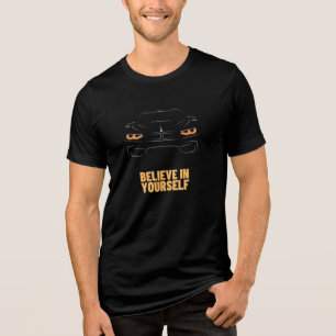 T-shirt En Tri-matière Croyez en vous-même Chemise Tri-Blend