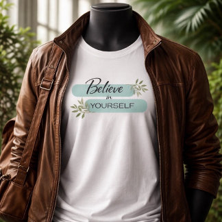 T-shirt En Tri-matière Croyez en Vous-même Tee Inspirant