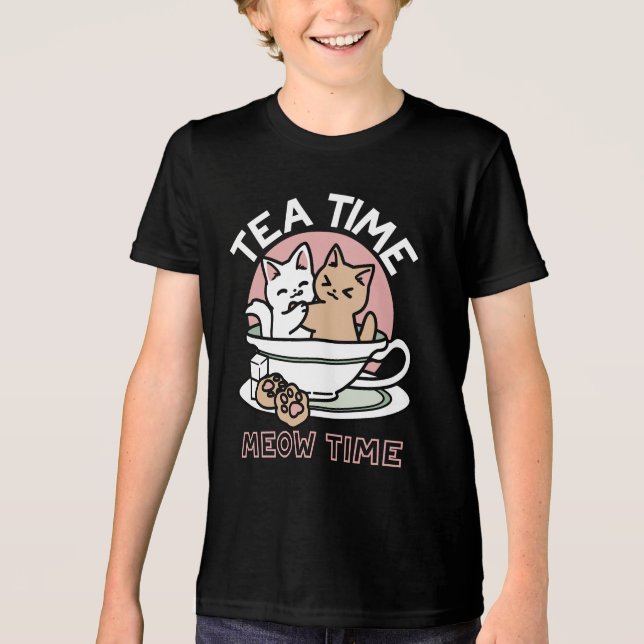 T-shirt En Tri-matière Cuddin en coupe - Tea Time adorable (Recto)