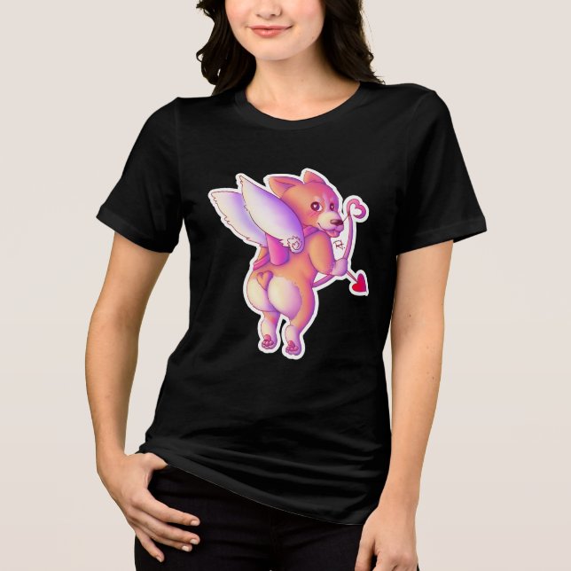 T-shirt En Tri-matière Cupid Corgi (Recto)
