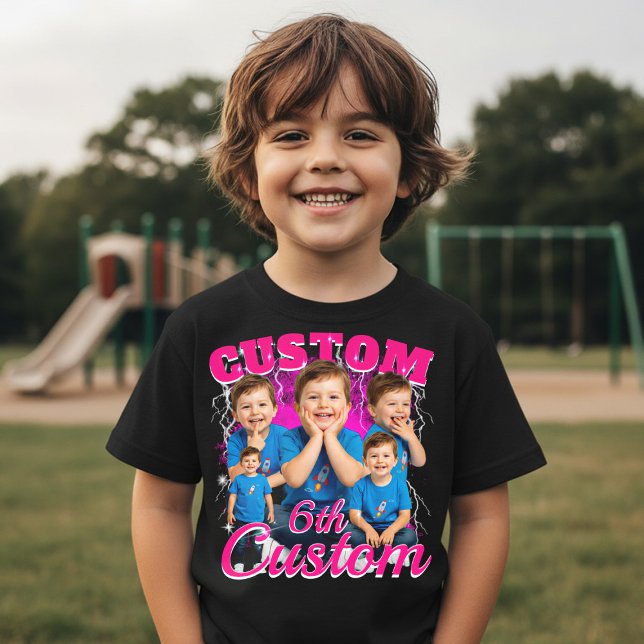 T-shirt En Tri-matière Custom birthday gift bootleg for your Kid 90s (Créateur téléchargé)