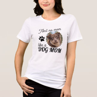 T-shirt En Tri-matière Custom Dog Picture Dog Mom
