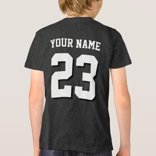 T-shirt En Tri-matière Custom Name and Number Jersey Sports (Verso)