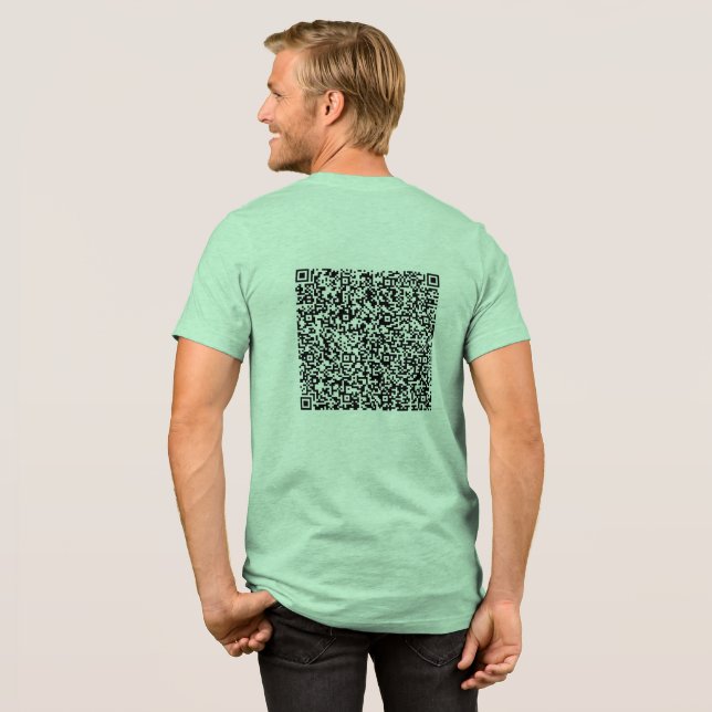 T-shirt En Tri-matière Custom QR Code Scan Concevez votre propre cadeau a (Évier)