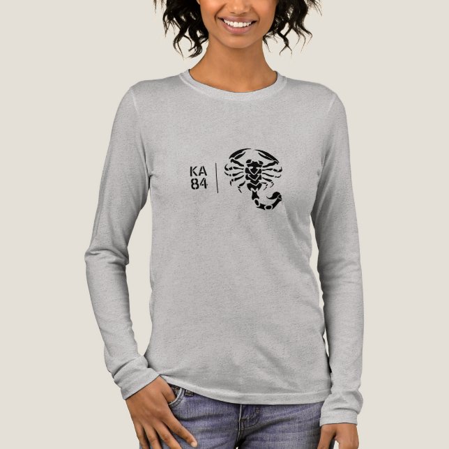 T-shirt En Tri-matière Customizable - Scorpion and Your Initials (Recto)