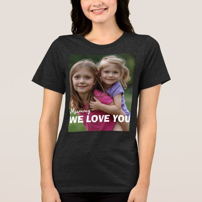 T-shirt En Tri-matière Customized with 2 and text (Recto)