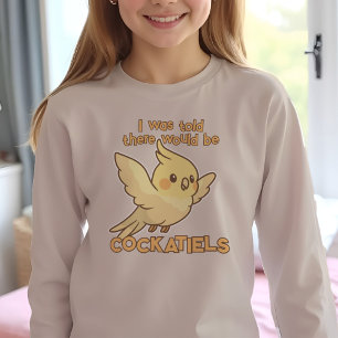 T-shirt En Tri-matière Cute Cockatiel Kawaii Yellow Pet Bird On M'A Dit