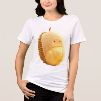 T-shirt En Tri-matière Cute Durian Baby with Soft Spikes and Smiling Face