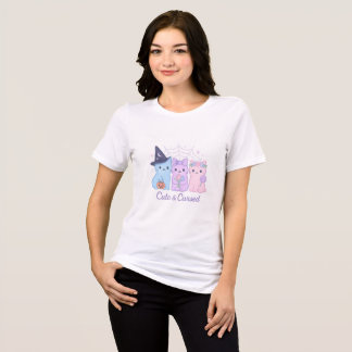 T-shirt En Tri-matière Cute et maudit Pastel Halloween Chats