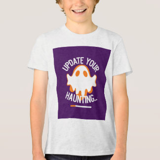 T-shirt En Tri-matière Cute Ghost 'Update Your Haunting'