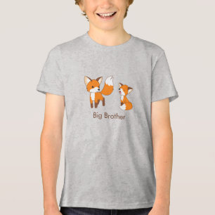 T-shirt En Tri-matière Cute Little Foxes - Big Brother