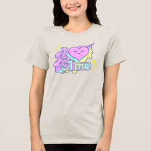 T-shirt En Tri-matière Cute Pastel Kawaii Slime Graphic Tee