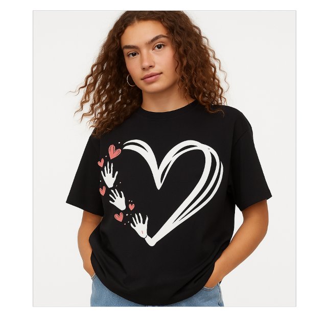 T-shirt En Tri-matière Cute Raccoon Paw Print Heart (Créateur téléchargé)