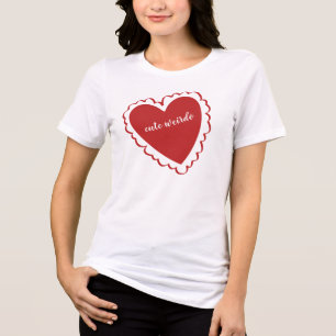T-shirt En Tri-matière Cute Weirdo Heart