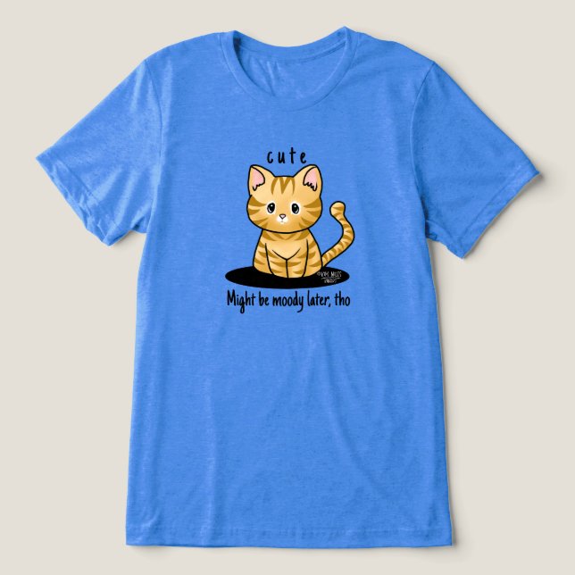 T-shirt En Tri-matière Cutie Cat Tabby (Design Recto)