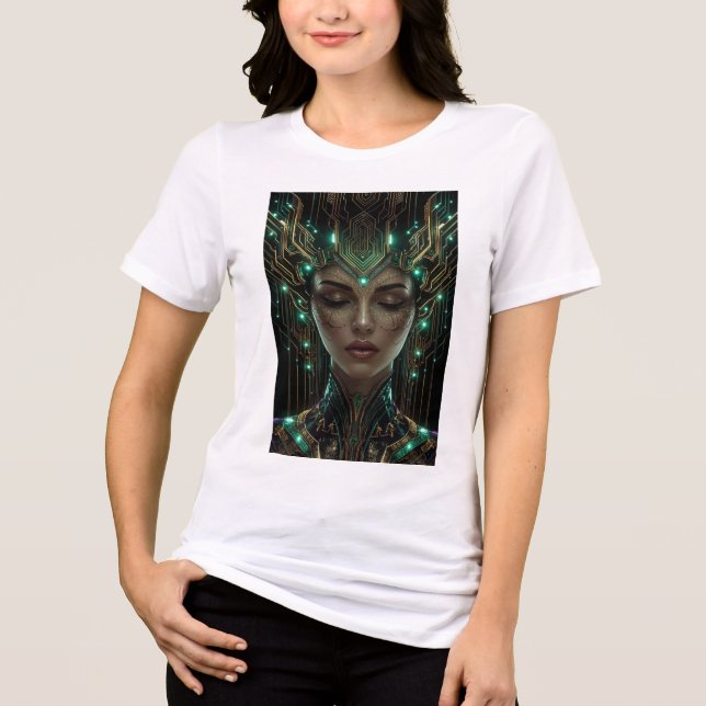 T-shirt En Tri-matière Cyber Goddess of Light (Recto)