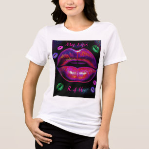 T-shirt En Tri-matière Cyber Lèvres Vénus - Mes lèvres R 4 U