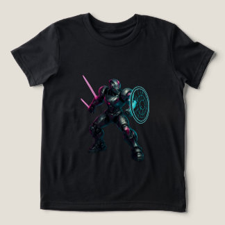 T-shirt En Tri-matière Cybernetic Gladiator – Neon Blade Warrior