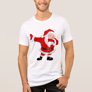 T-shirt En Tri-matière Dabbing Santa Claus Noël Dab