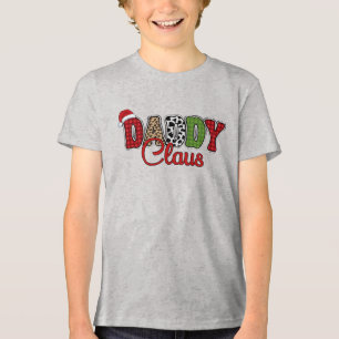 T-shirt En Tri-matière Daddy Claus Plaid Motif-60095