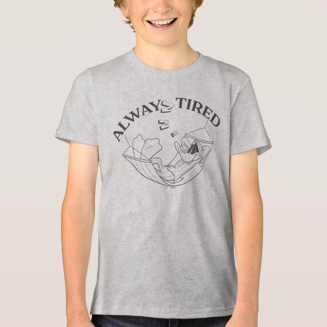 T-shirt En Tri-matière DAFFY DUCK™ Always Tired (Recto)