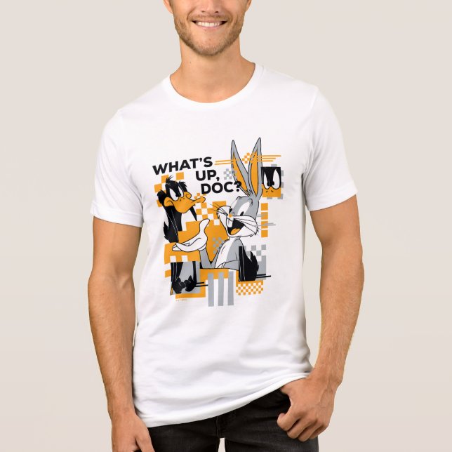 T-shirt En Tri-matière DAFFY DUCK™ & BUGS BUNNY™ Glitch (Recto)