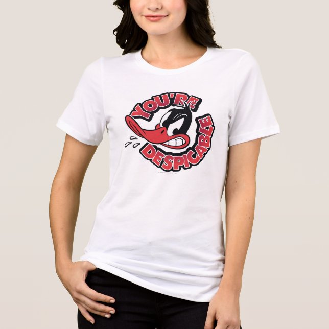 T-shirt En Tri-matière DAFFY DUCK™ - Vous êtes méprisable (Recto)