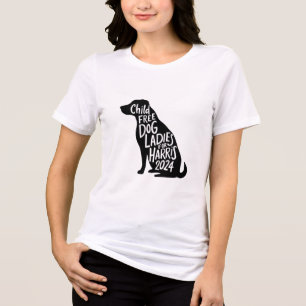 T-shirt En Tri-matière Dames de chien pour Harris 2024 T-shirt
