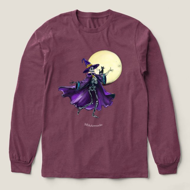 T-shirt En Tri-matière Dancing Skeleton (Motif devant)