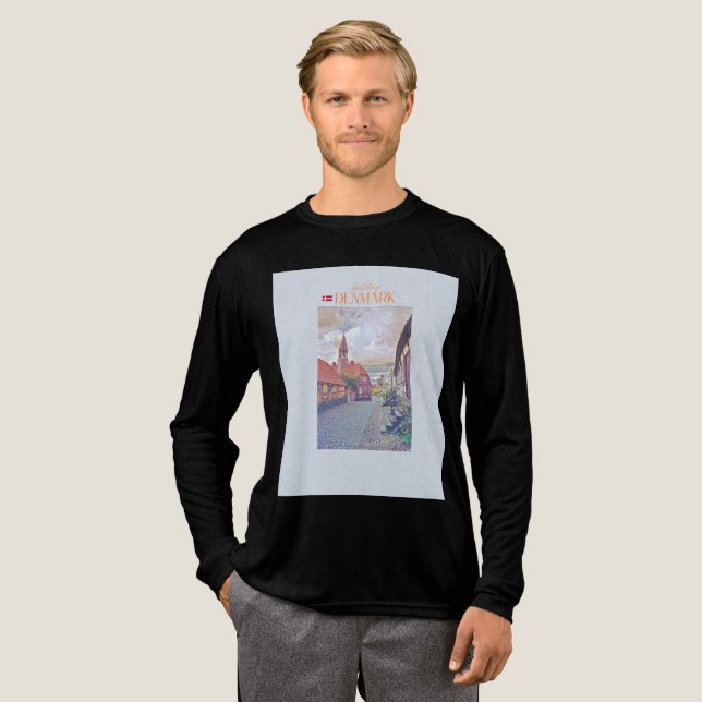 T-shirt En Tri-matière Danemark Holiday (Recto complet)