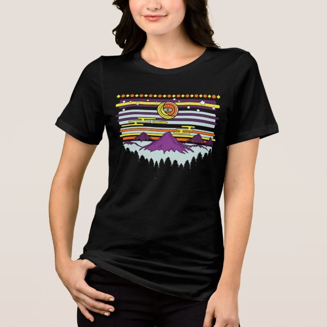 T-shirt En Tri-matière Dans la forêt (Recto)