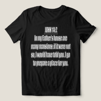 T-shirt En Tri-matière Dans la maison de mon Père Jean 14 2 KJV