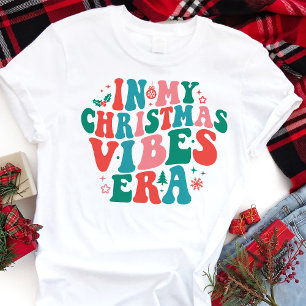 T-shirt En Tri-matière Dans Mon Ère de Vibes de Noël Rétro Noël